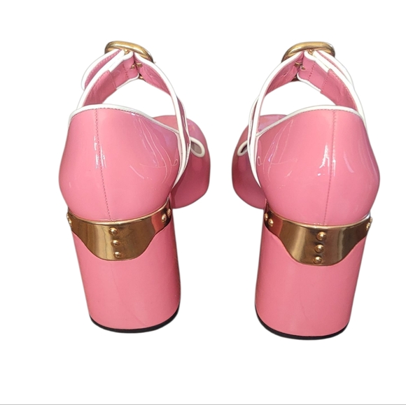 Prada Pink Patent Leather Heels Mary Jane - Picture 15 of 16